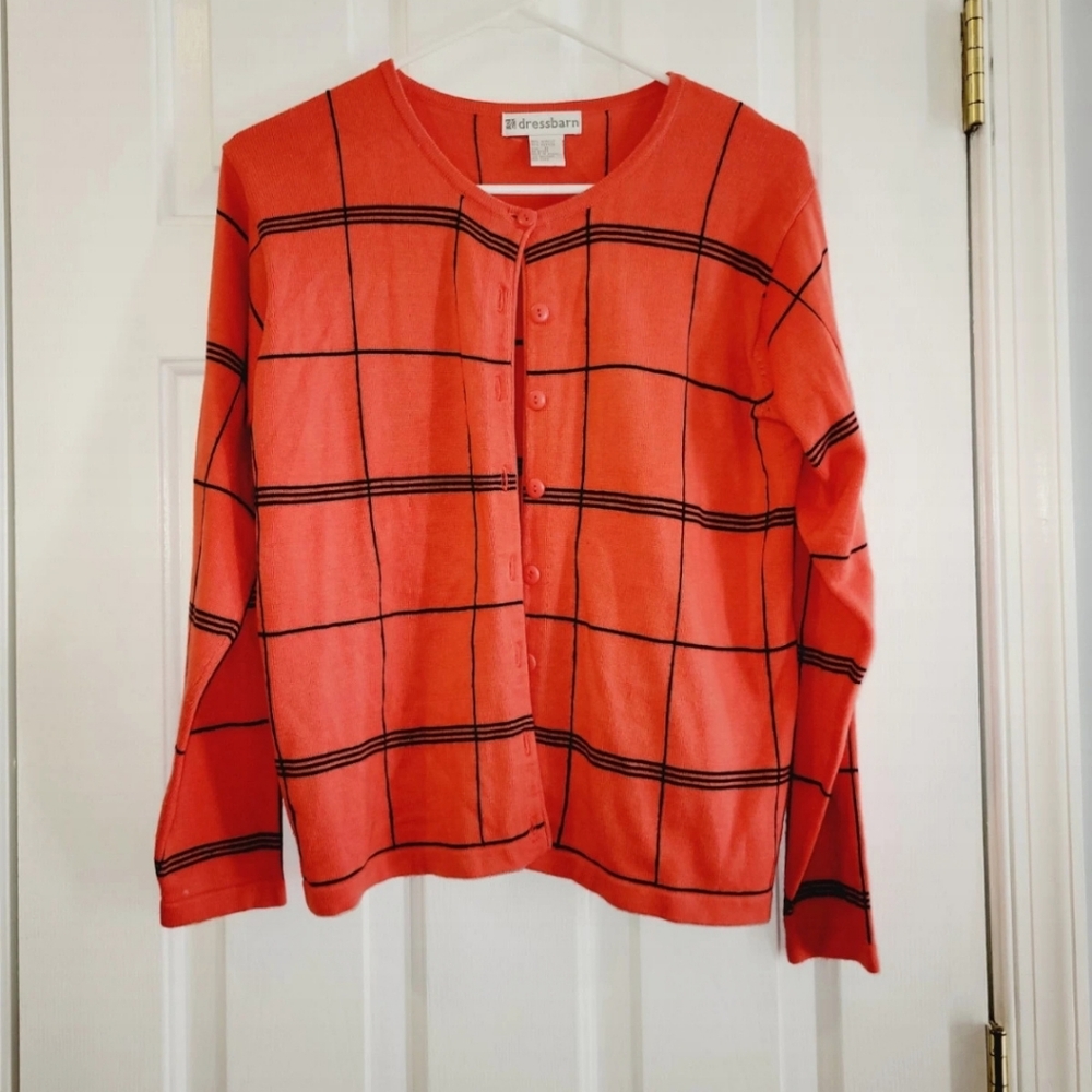 Small dress barn preppy cardigan.